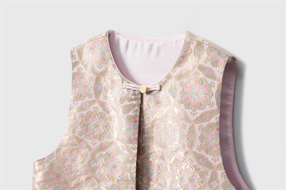 Silk Songjin New Chinese Style Vest