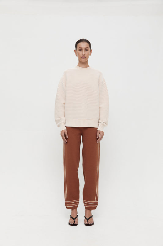 Organic Motely Track Pant - Spice