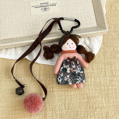 Sweet Forest Floral Skirt Keychain Doll Doll Pendant