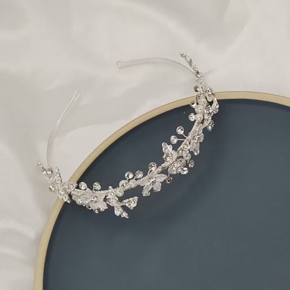 Sweet forest style diamond beaded hair headband