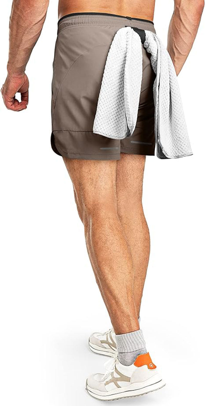 Mens Breathable Outdoor Workout Training Shorts with Pockets Casual Sports Quick Dry Shorts