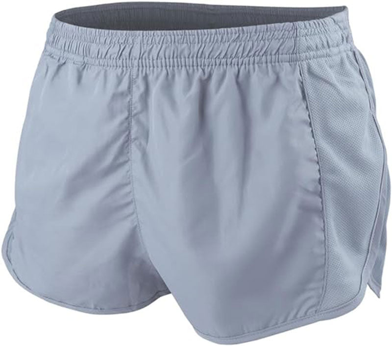 Men’s Sports Running Shorts with Side Mesh Panel Quick Dry Lightweight Polyester