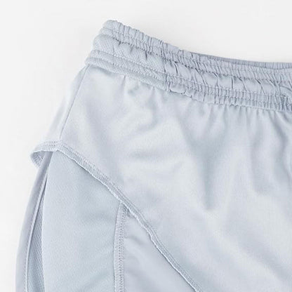 Men’s Sports Running Shorts with Side Mesh Panel Quick Dry Lightweight Polyester