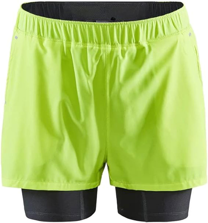 Fluorescent Green Men’s Running Sport Shorts