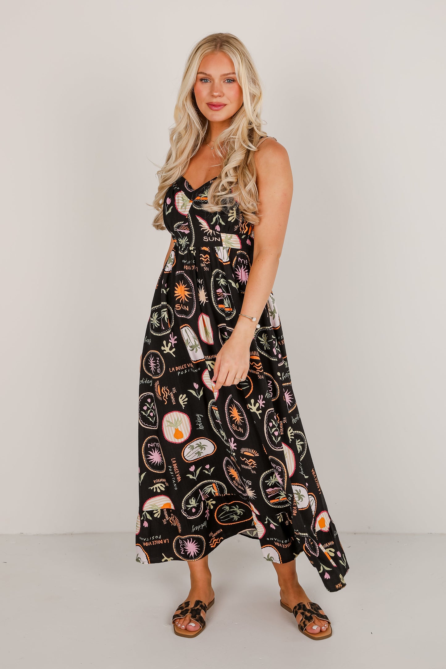 FINAL SALE - Vitamin Sea Black Maxi Dress