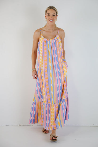 On Location Multi Maxi Dress